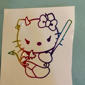 Kitty decal